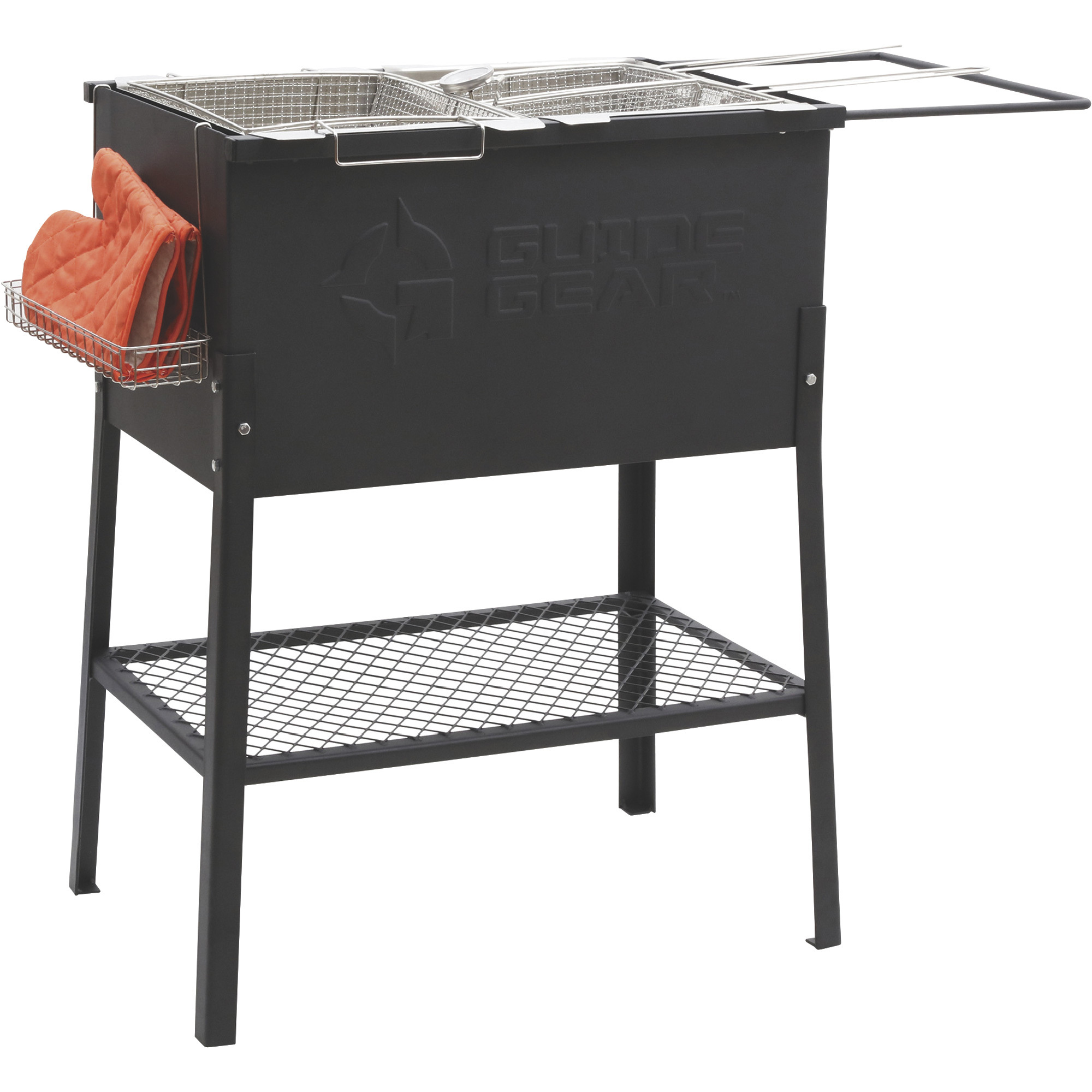 Guide Gear Triple-Basket Deep Fryer, 6.3-Gallon Capacity